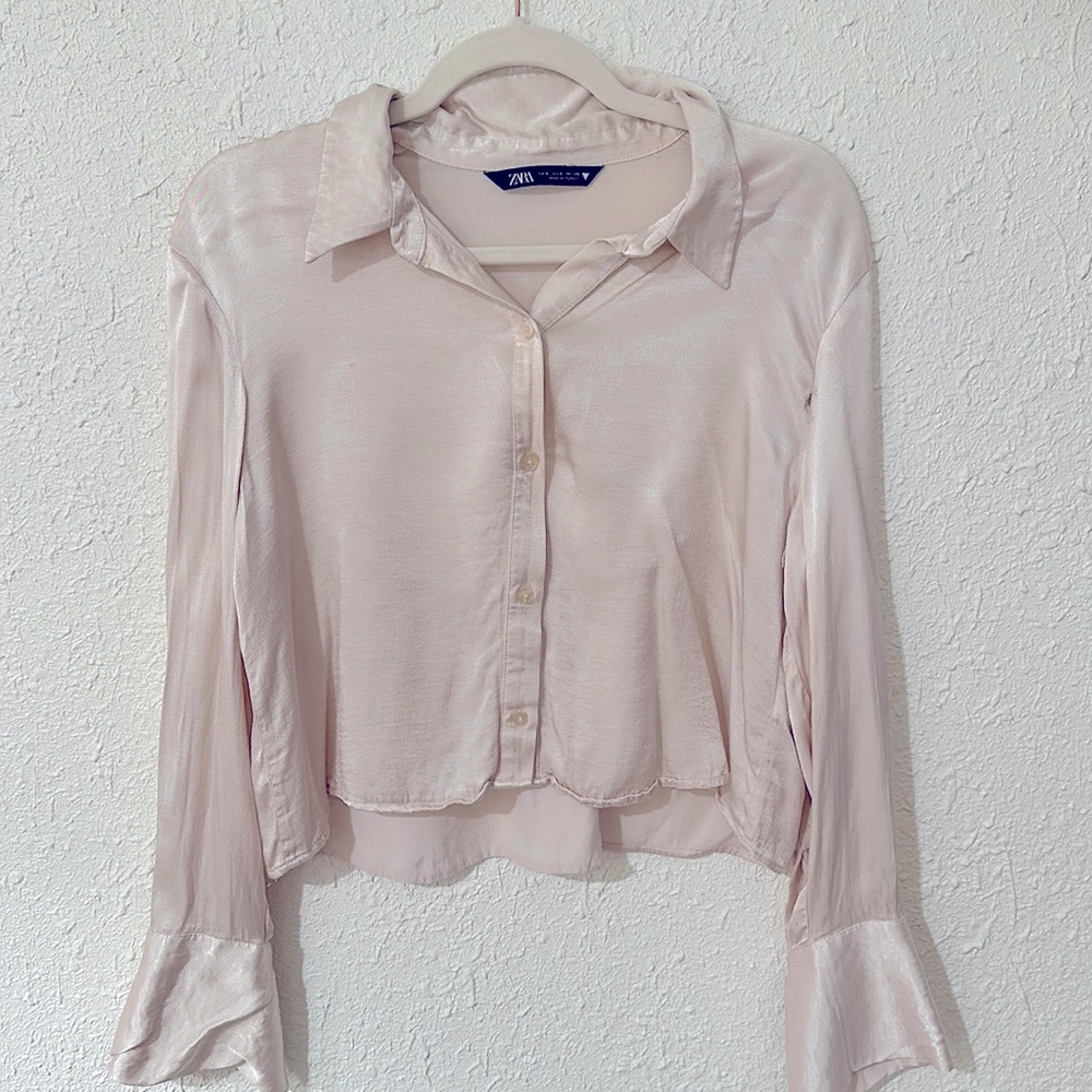 Ivory Zara satin top